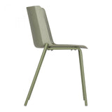Commercial Grade Outdoor Green Dining Chair Sage Green Set of 2 Outdoor Dining Chairs LOOMLAN By Moe's Home