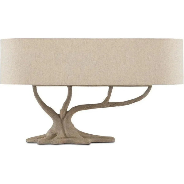 Concrete Cotswold Table Lamp - LOOMLAN - Currey & Co - Table Lamps