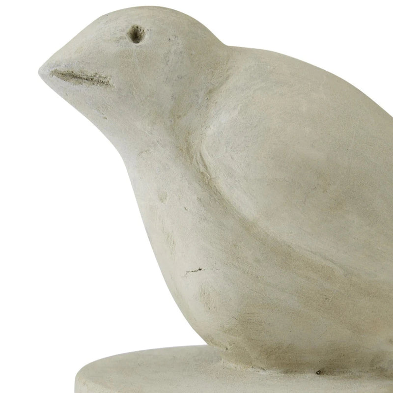 Concrete Birds Nature-Inspired Outdoor Sculpture (Set Of 2)