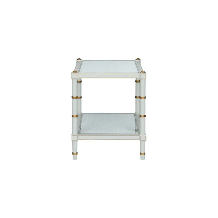 Conner Cane Bamboo - Inspired Legs Cocktail Table - LOOMLAN - Chelsea House - Coffee Tables