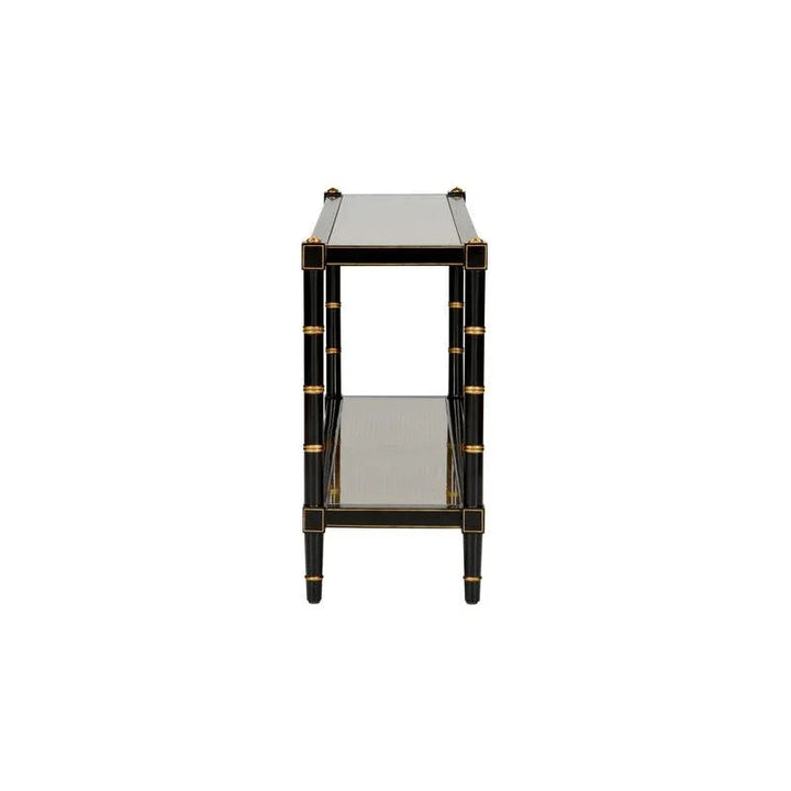 Conner Cane Bamboo - Inspired Legs Console Table - LOOMLAN - Chelsea House - Console Tables