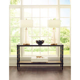 Conner Cane Bamboo-Inspired Legs Console Table-Console Tables-Chelsea House-LOOMLAN