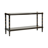 Conner Cane Bamboo-Inspired Legs Console Table-Console Tables-Chelsea House-LOOMLAN