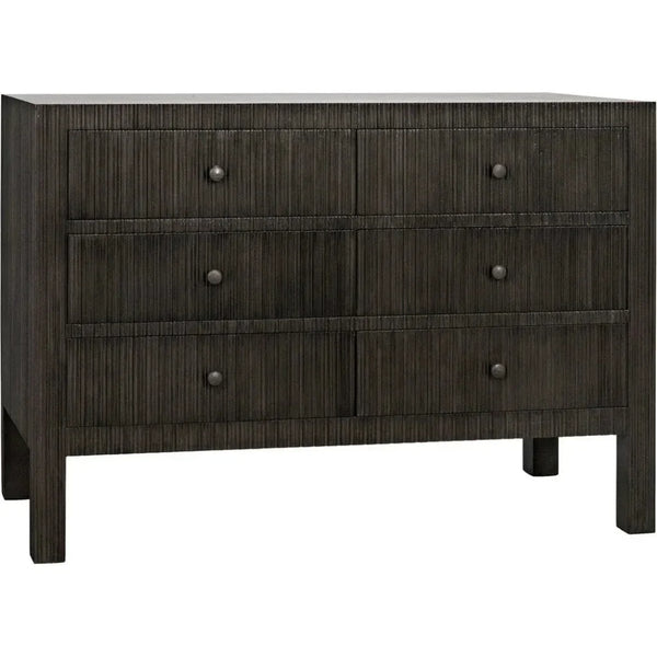 Conrad Six Drawers Wood Dresser