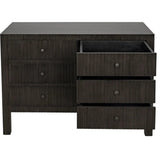 Conrad Wood Black Dresser With 6 Drawers