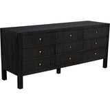 Conrad Wood Dresser With 9 Drawers