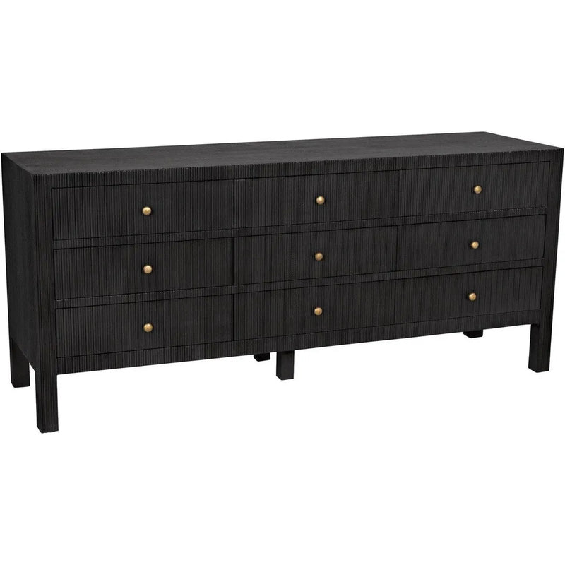 Conrad Wood Dresser With 9 Drawers