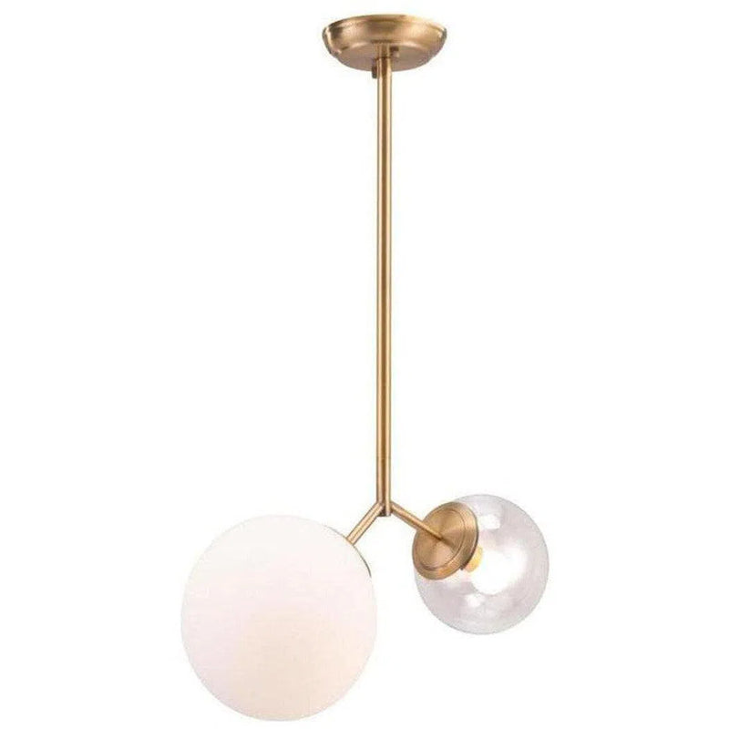Constance Ceiling Lamp Brass Pendants LOOMLAN By Zuo Modern