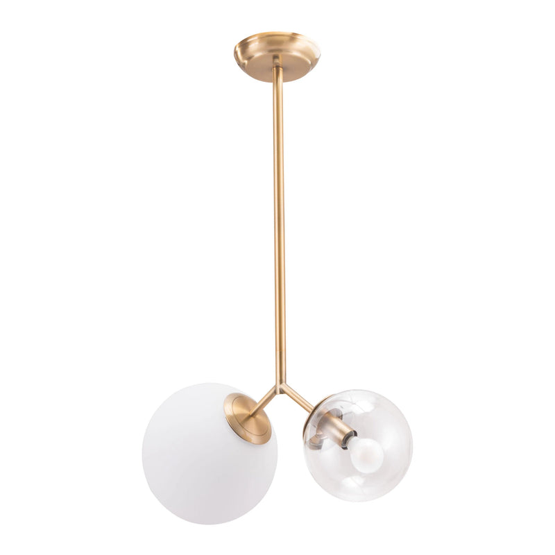 Constance Ceiling Lamp Brass Pendants LOOMLAN By Zuo Modern