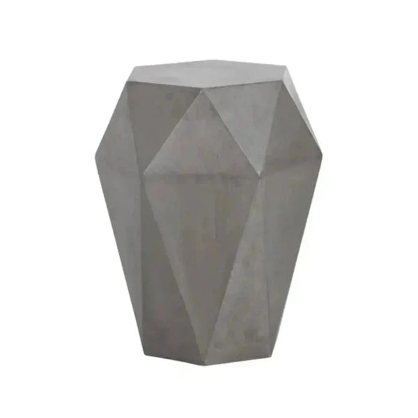 Constance Geometric Shaped Outdoor End Table - LOOMLAN - SUNPAN - Outdoor Side Tables