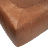 Contemporary Leather Club Sofa 100" Wide