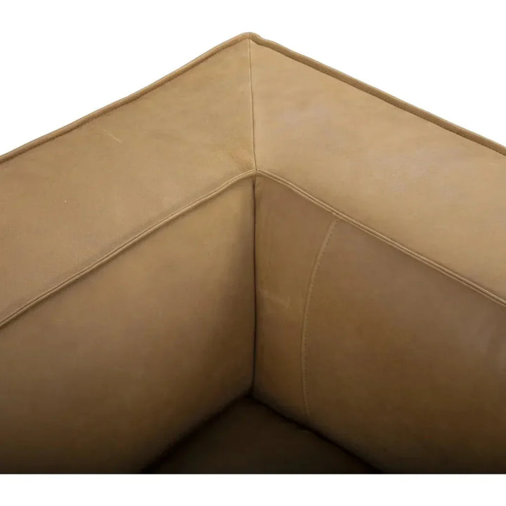 Contemporary Leather Club Sofa - LOOMLAN - Uptown Sebastian - Sofas & Loveseats