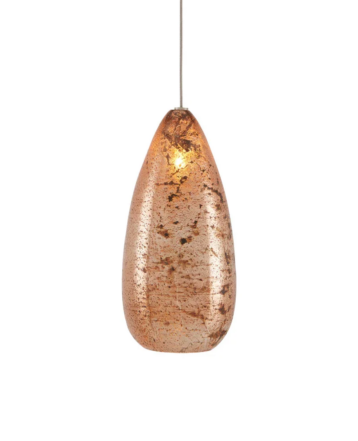 Copper Rame Rectangular 15 - Light Multi - Drop Pendant - LOOMLAN - Currey & Co - Pendants