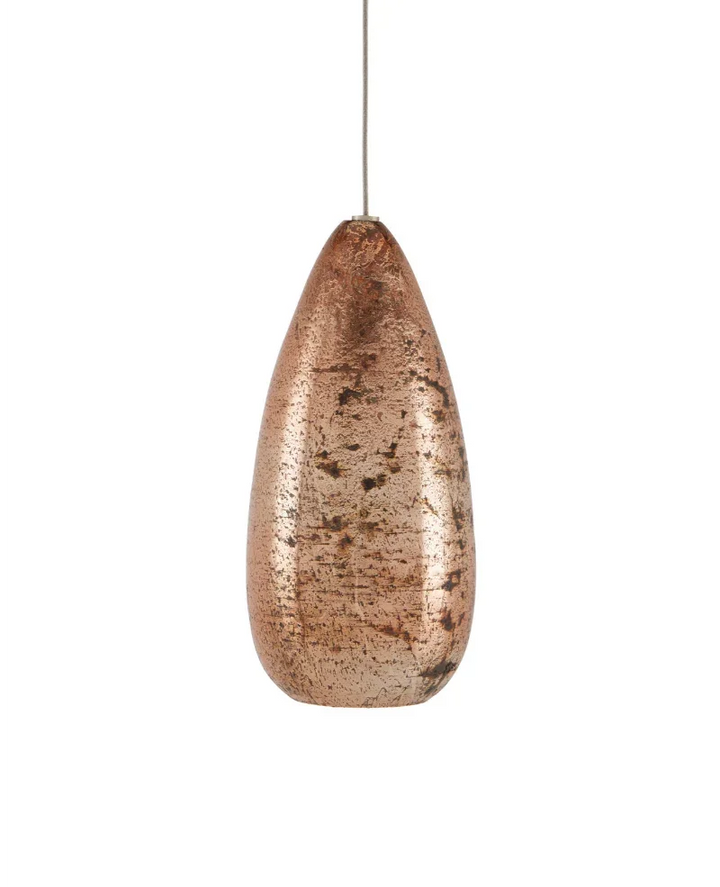 Copper Rame Rectangular 15 - Light Multi - Drop Pendant - LOOMLAN - Currey & Co - Pendants