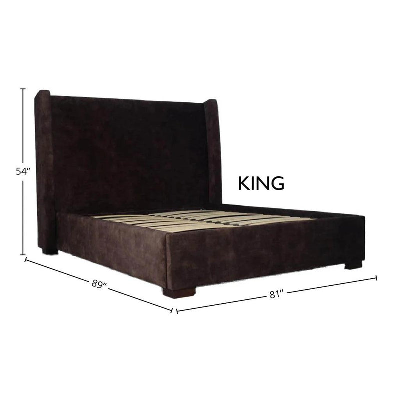 Cora Performance Fabric Storage Bed-Beds-LH Imports-LOOMLAN