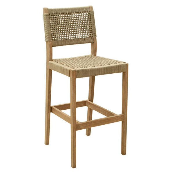 Corde Olefin Fabric Outdoor Barstool