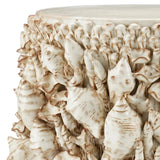 Corfu Coastal Ceramic Ivory Accent Table-Side Tables-Currey & Co-LOOMLAN