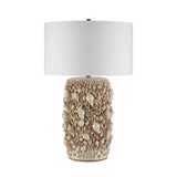 Corfu Ivory Coastal Textured Table Lamp-Table Lamps-Currey & Co-LOOMLAN