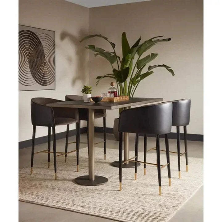 Corina ModernDurable Iron Bar Table - LOOMLAN - SUNPAN - Bar Tables
