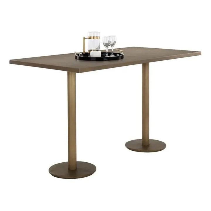Corina ModernDurable Iron Bar Table - LOOMLAN - SUNPAN - Bar Tables