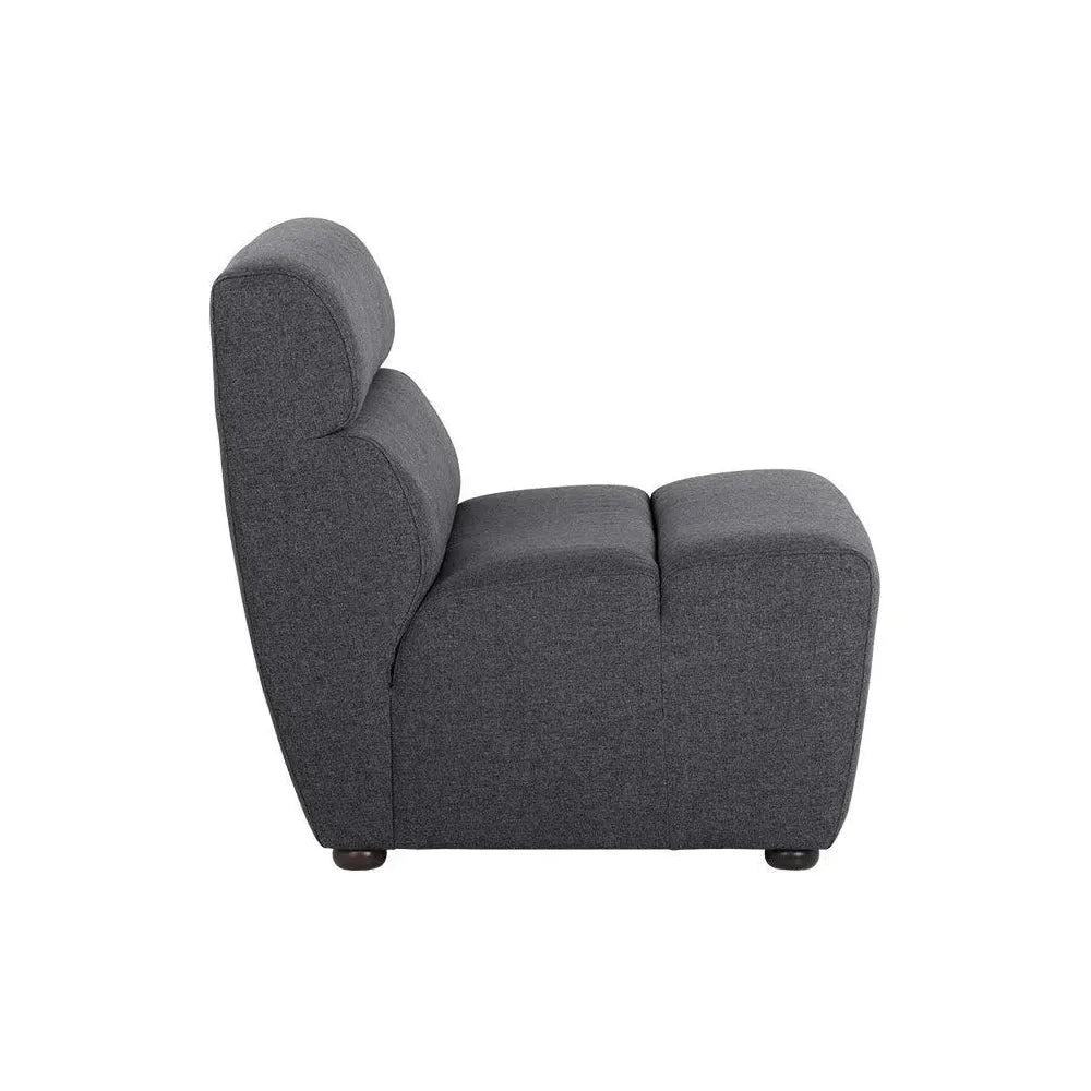 Cornell Fabric Modular Armless Chair