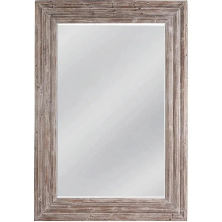 Cornwall Wood Brown Vertical Floor Mirror-Floor Mirrors-Bassett Mirror-LOOMLAN