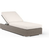 Coronado Sunbrella Adjustable Outdoor Chaise-Outdoor Chaises-Sunset West-Canvas Natural-LOOMLAN