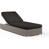 Coronado Sunbrella Adjustable Outdoor Chaise-Outdoor Chaises-Sunset West-Spectrum Carbon-LOOMLAN