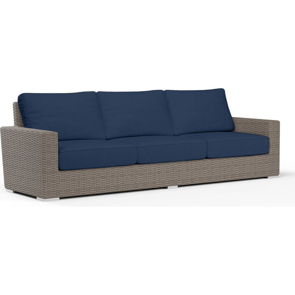 Coronado Sunbrella Outdoor Couch-Outdoor Sofas & Loveseats-Sunset West-Spectrum Indigo-LOOMLAN