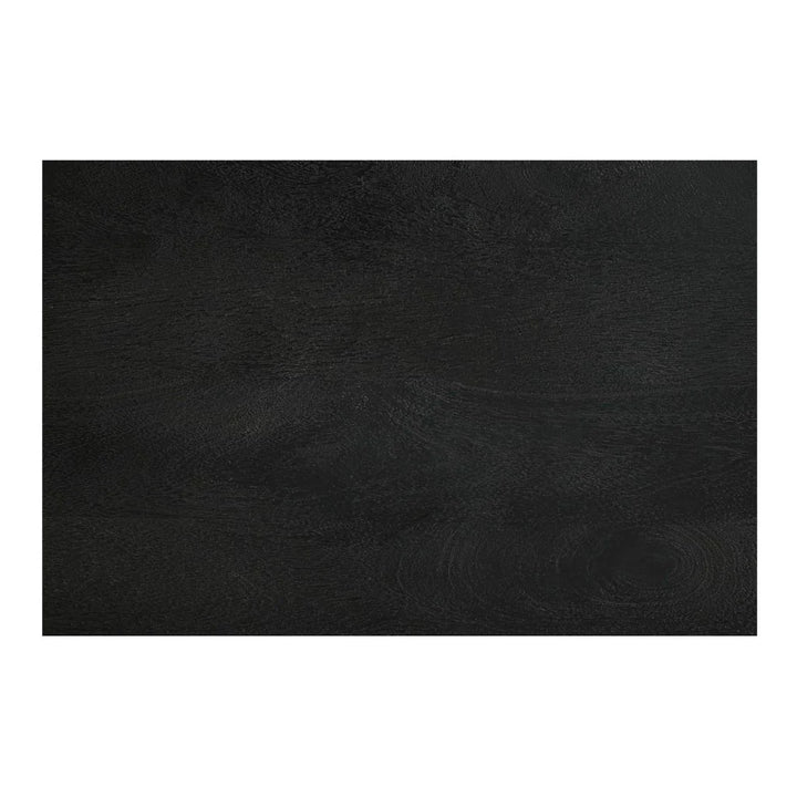 Corrine Antique Black Floral Handle Nightstand - LOOMLAN - Moe's Home - Nightstands