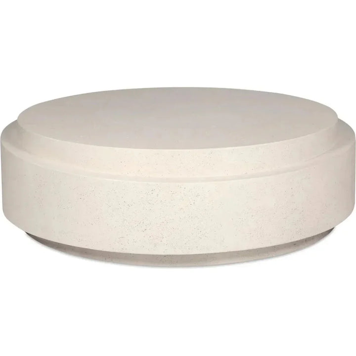 Cosmo Concrete Outdoor Round Coffee Table-Outdoor Coffee Tables-Moe's Home-LOOMLAN
