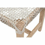 Costa Bench Taupe Rope Natural Gray Mahogany