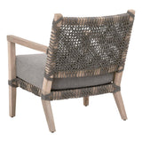 Costa Outdoor Club Chair Gray Teak-Outdoor Accent Chairs-Essentials For Living-LOOMLAN