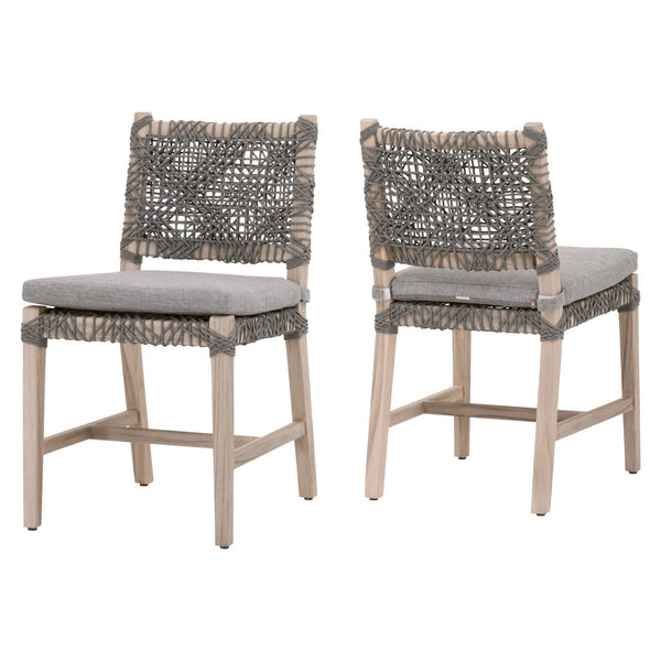 Costa Outdoor Dining Chair Set of 2 Performance Fabric