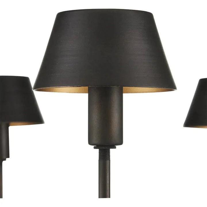 Coterie Bronze Chandelier - LOOMLAN - Currey & Co - Chandeliers