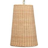 Cottage Beach Rattan Pendant for Over Kitchen Island Pendants LOOMLAN By Jamie Young