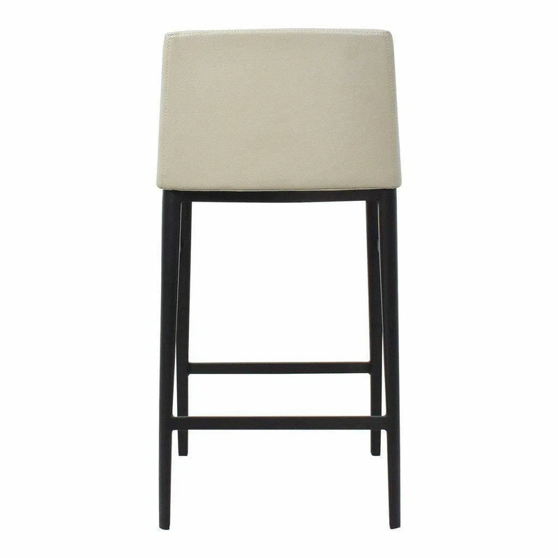 Counter Stool Beige Contemporary Counter Stools LOOMLAN By Moe's Home