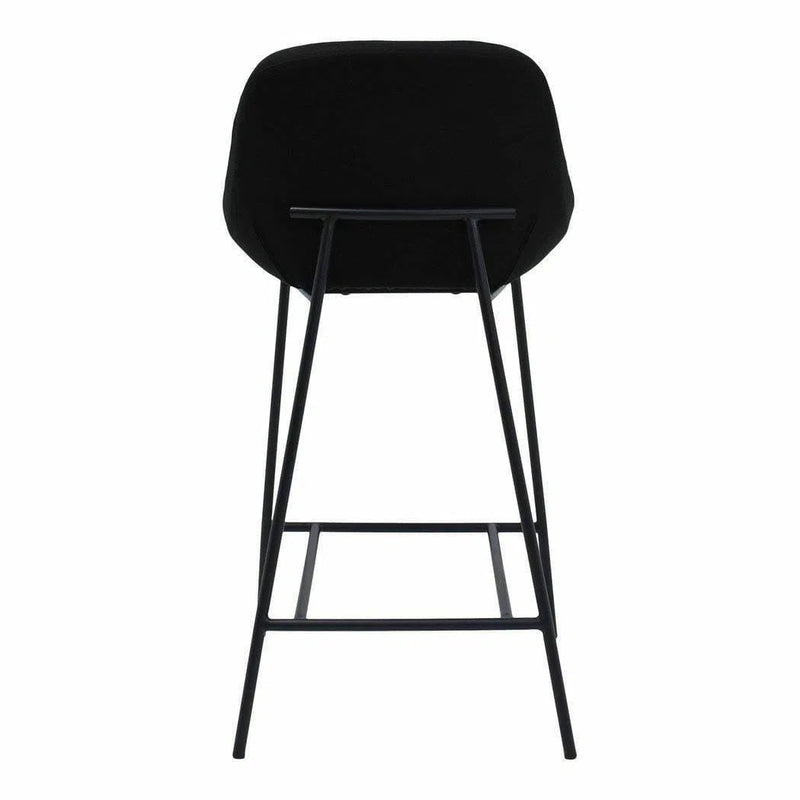 Counter Stool Black Contemporary Counter Stools LOOMLAN By Moe's Home