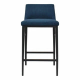 Counter Stool Blue Contemporary Counter Stools LOOMLAN By Moe's Home