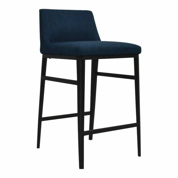 Counter Stool Blue Contemporary Counter Stools LOOMLAN By Moe's Home