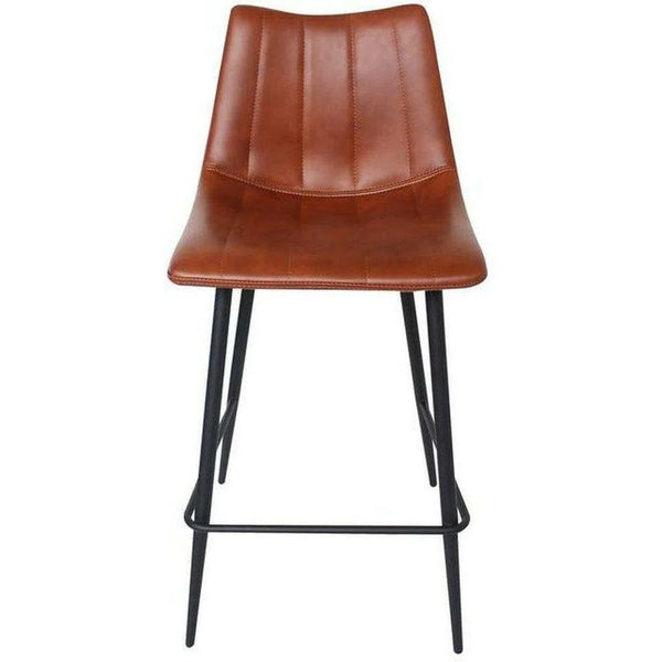 Counter Stool Brown (Set of 2) Brown Contemporary Counter Stools LOOMLAN By Moe's Home