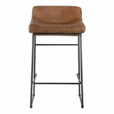 Counter Stool Open Road Brown Contemporary Counter Stools LOOMLAN By Moe's Home