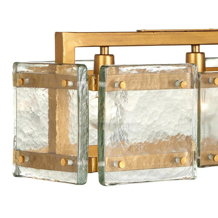 Countervail Rectangular Chandelier - LOOMLAN - Currey & Co - Chandeliers