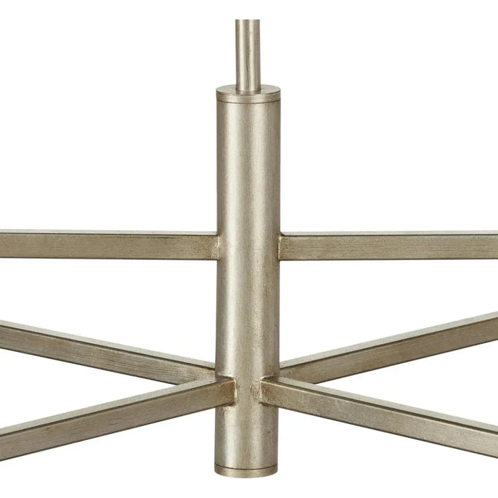 Courante Silver Chandelier - LOOMLAN - Currey & Co - Chandeliers