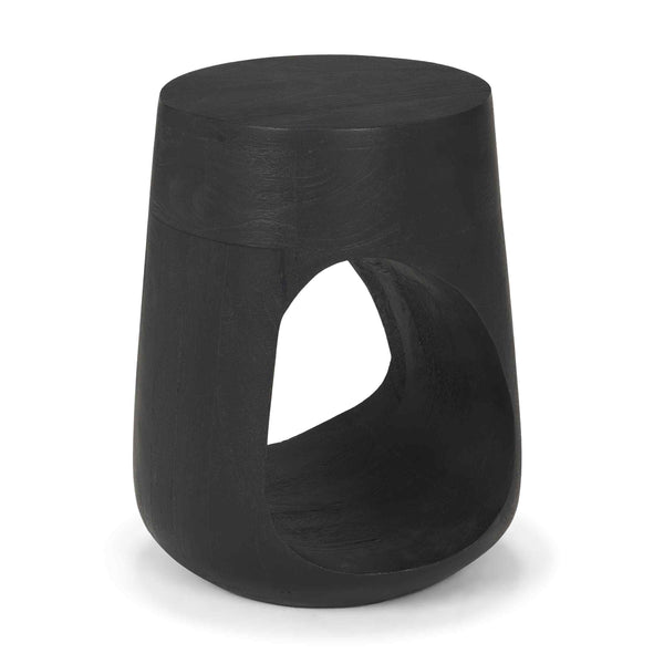 Cove Wooden Sculptural Side Table