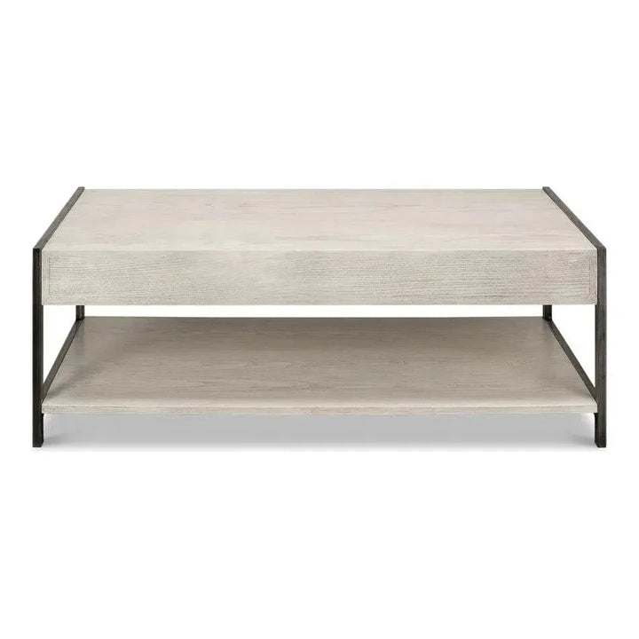 Covet Cocktail Coffee Table With Drawers & - LOOMLAN - Sarreid - Coffee Tables