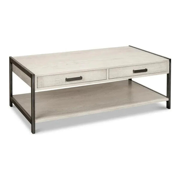 Covet Cocktail Coffee Table With Drawers & - LOOMLAN - Sarreid - Coffee Tables