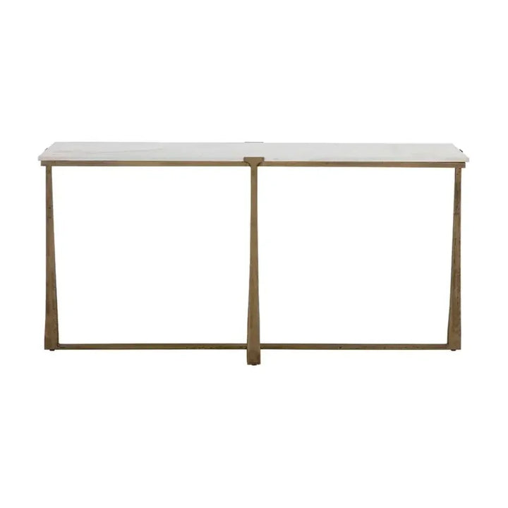 Cowell Marble Top Sofa Table - LOOMLAN - SUNPAN - Console Tables