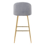 Cozy Bar Chair Gray Bar Stools LOOMLAN By Zuo Modern