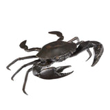 Currey & Co-Crab Bronze Dark Brown Polished Sculpture-Statues & Sculptures-LOOMLAN